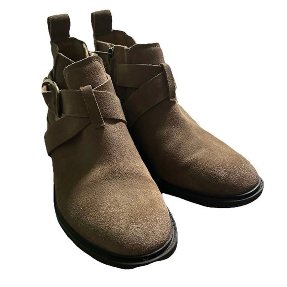 Women’s Ugg Brown Suede Ankle Boots Size 8.5 Winter Cold Weather main image 5